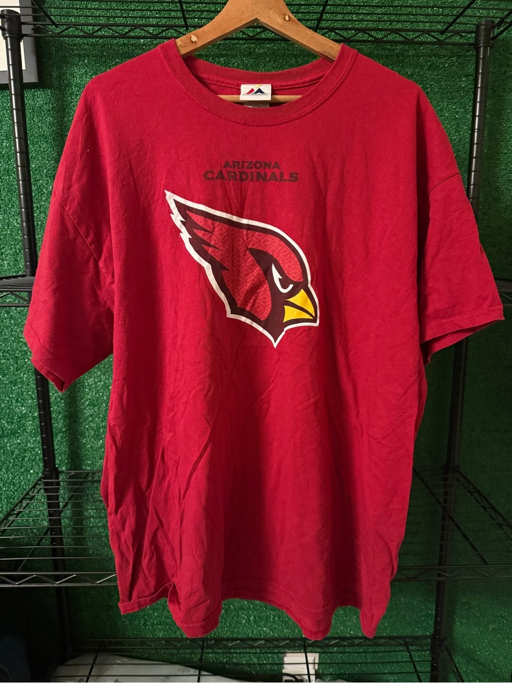 Arizona Cardinals Men's Red Short Sleeve Logo Tee